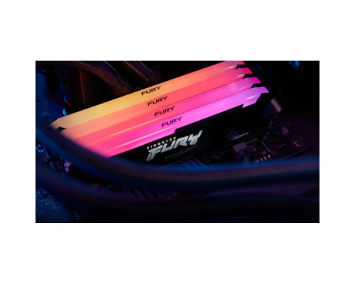 Модуль пам'яті для комп'ютера DDR4 32GB (2x16GB) 3200 MHz Beast RGB Kingston Fury (ex.HyperX) (KF432C16BB12AK2/32)