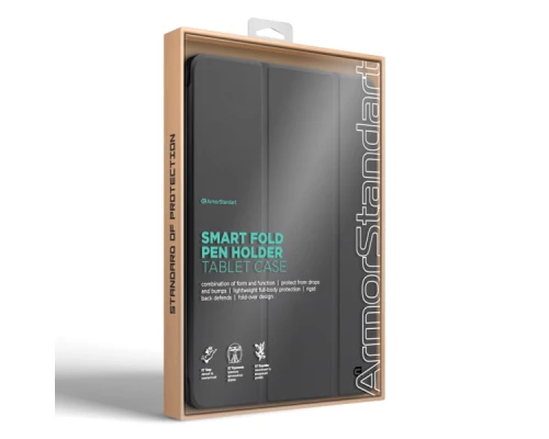 Чохол до планшета Armorstandart Smart Fold Pen Apple iPad Pro 11 (2024) Dark Grey (ARM78125) Чохол до планшета Armorstandart Smart Fold Pen Apple iPad Pro 11 (2024) Dark Grey (ARM78125)
