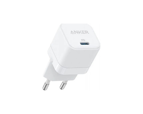 Зарядний пристрій Anker PowerPort III 20W Cube (White) (A2149G21)