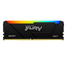 Модуль пам'яті для комп'ютера DDR4 32GB 3600 MHz Fury Beast RGB Kingston Fury (ex.HyperX) (KF436C18BB2A/32)