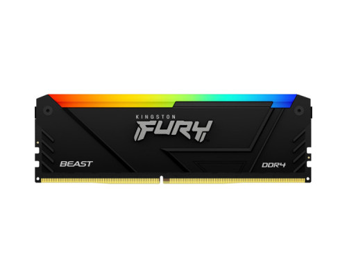 Модуль пам'яті для комп'ютера DDR4 32GB 3600 MHz Fury Beast RGB Kingston Fury (ex.HyperX) (KF436C18BB2A/32)