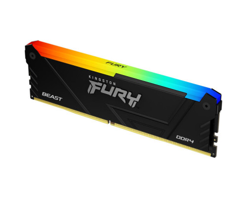 Модуль пам'яті для комп'ютера DDR4 32GB 3600 MHz Fury Beast RGB Kingston Fury (ex.HyperX) (KF436C18BB2A/32)