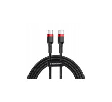 Дата кабель USB-C to USB-C 1.0m USB 3.1 3A red Baseus (CATKLF-G91)