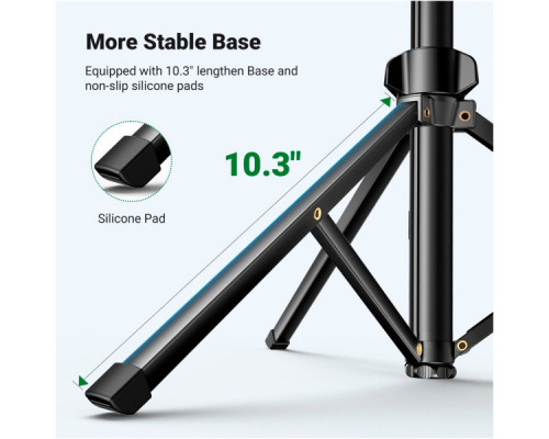 Штатив Ugreen LP680 Selfie Stick Tripod with Bluetooth Remote Black (15609)