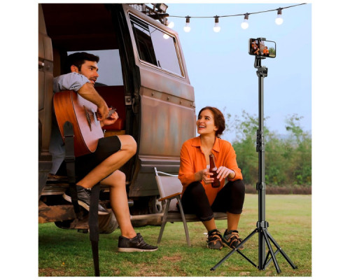 Штатив Ugreen LP680 Selfie Stick Tripod with Bluetooth Remote Black (15609)