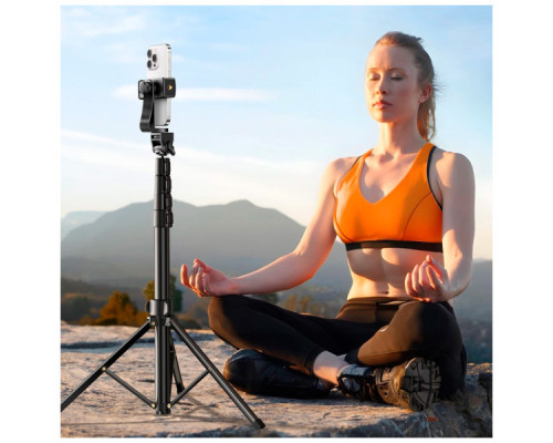 Штатив Ugreen LP680 Selfie Stick Tripod with Bluetooth Remote Black (15609)