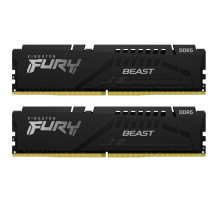 Модуль пам'яті для комп'ютера DDR5 64GB (2x32GB) 5600 MHz Beast Black Kingston Fury (ex.HyperX) (KF556C36BBEK2-64)