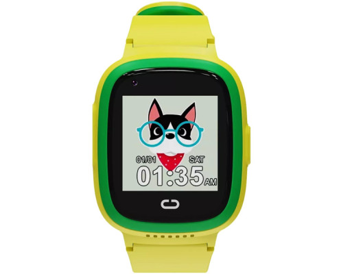 Смарт-годинник Canyon Sunny KW-48 Video 4G GPS Games Music Yellow/Green (CNE-KW48YG)