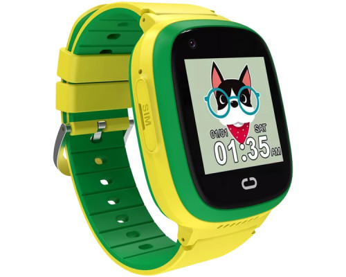 Смарт-годинник Canyon Sunny KW-48 Video 4G GPS Games Music Yellow/Green (CNE-KW48YG)