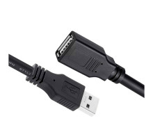 Дата кабель USB 2.0 AM/AF 1.8m black ColorWay (CW-CBUF076-BK)