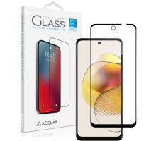 Скло захисне ACCLAB Full Glue MOTO G73 Black (1283126567261)