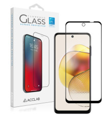 Скло захисне ACCLAB Full Glue MOTO G73 Black (1283126567261)