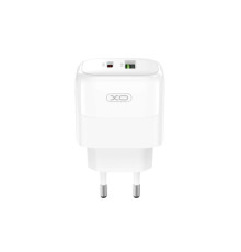 Зарядний пристрій XO 1xUSB QC3.0 + 1xUSB-C PD20W (XO-QC37)