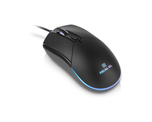 Мишка REAL-EL RM-515 USB Black (EL123200059)
