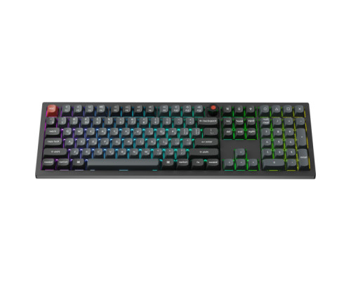 Клавіатура Keychron V6 8K Keychron Super Red Switch RGB USB UA Black (V6W-D1-UA)