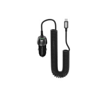 Зарядний пристрій Promate 33W USB-C cable + USB-A port (powerdrive-33pdc.black)