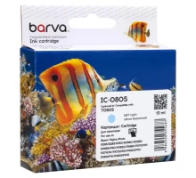 Картридж Barva Epson T0805 (C13T08054010/C13T08054011) 350ст, light cyan (IC-0805)