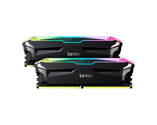 Модуль пам'яті для комп'ютера DDR4 32GB (2x16GB) 3600 MHz Ares RGB Black Lexar (LD4BU016G-R3600GDLA)