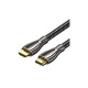 Кабель мультимедійний HDMI M to HDMI M 8.0m V2.0 4K60Hz braided zinc alloy black Vention (ALMBK)