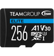 Карта пам'яті Team 256GB microSDXC class 10 UHS-I U3 V30 A1 Elite (TEAUSDX256GIV30A103)