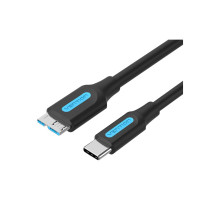 Дата кабель USB-C to Micro BM 0.5m 2A Vention (CQABD)