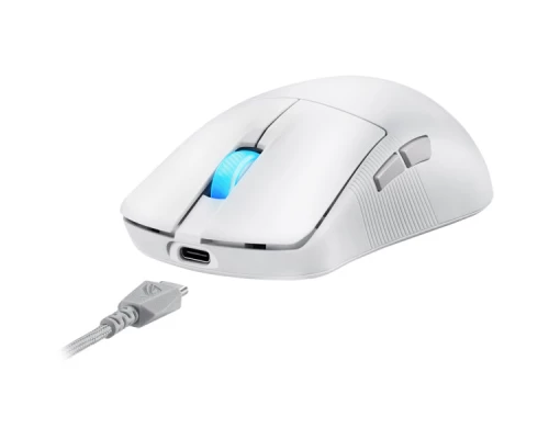 Мишка ASUS ROG Harpe Ace Mini Wireless/Bluetooth/USB White (90MP03Z0-BMUA10) Мишка ASUS ROG Harpe Ace Mini Wireless/Bluetooth/USB White (90MP03Z0-BMUA10)