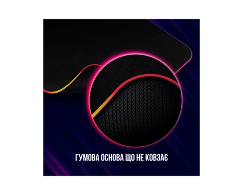 Килимок для мишки Lorgar Steller 919 RGB USB Black (LRG-GMP919)