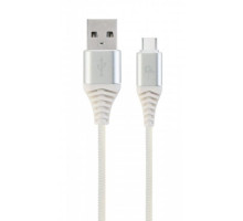 Дата кабель USB 2.0 AM to USB-C 1.0m Cablexpert (CC-USB2B-AMCM-1M-BW2)