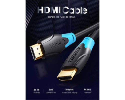 Кабель мультимедійний HDMI M to HDMI M 1.0m V2.0 VENTION (AACBF)