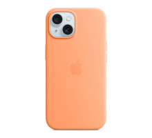 Чохол до мобільного телефона Apple iPhone 15 Silicone Case with MagSafe Orange Sorbet (MT0W3ZM/A)