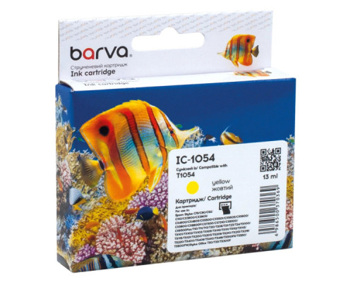Картридж Barva Epson T0734/T1054 (C13T10544A10) 360ст, yellow (IC-1054)