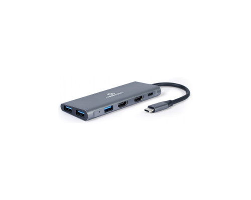 Концентратор Cablexpert USB-C 3-in-1 (HUB/HDMI/PD) (A-CM-COMBO3-01)