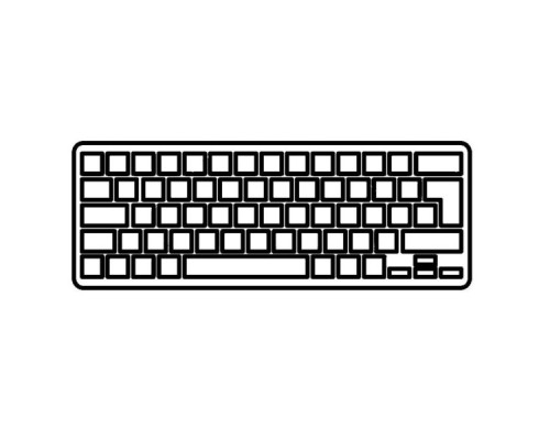 Клавіатура ноутбука HP Pavilion dv6-6000 серебро с серебристой рамкой UA (A43342)