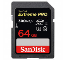 Карта пам'яті SanDisk 64GB SDXC Extreme Pro UHS-II (SDSDXDK-064G-GN4IN)