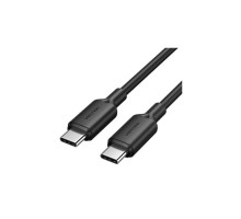 Дата кабель USB-C to USB-C 2.0m 5A aluminum black Vention (TRIBH)