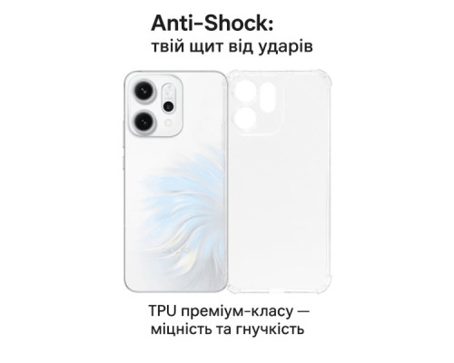 Чохол до мобільного телефона BeCover Anti-Shock Oppo Reno14 / 14FS 5G Clear (713816)