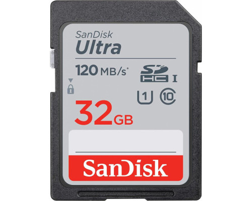Карта пам'яті SanDisk 32GB SDHC class 10 Ultra (SDSDUN4-032G-GN6IN)