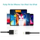 Дата кабель USB 2.0 AM to Lightning 1.2m 2.4A MFI Choetech (IP0026)