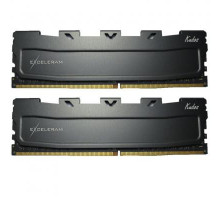 Модуль пам'яті для комп'ютера DDR3L 16GB (2x8GB) 1600 MHz Black Kudos eXceleram (EKBLACK3161611LAD)