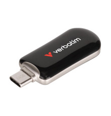 USB флеш накопичувач Verbatim 256GB Plectra Black USB-C (30226)