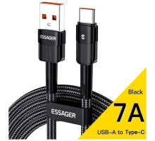 Дата кабель USB 2.0 AM to USB-C 3.0m 7A black Essager (EXCT-XCC01)