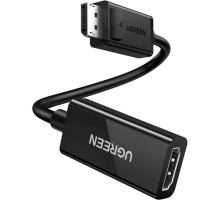Перехідник Display Port M to HDMI F 4K60Hz black UGREEN (70694)