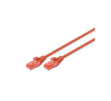 Патч-корд 2м, CAT 6 UTP, AWG 26/7, Cu, LSZH, red Digitus (DK-1617-020/R)