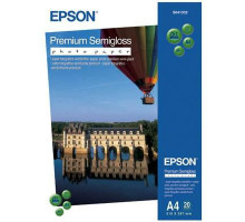 Фотопапір Epson A4 Premium Semigloss Photo Paper (C13S041332)
