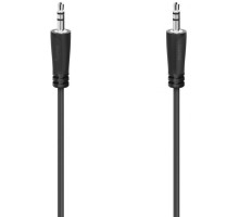 Кабель мультимедійний 3.5mm M to 3.5mm M 3.0m Black Hama (00205115)