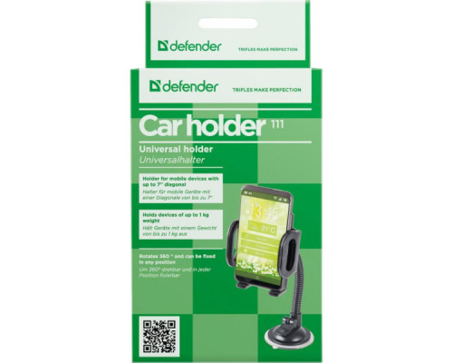 Універсальний автотримач Defender Car holder 111 for mobile devices (29111)