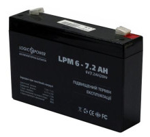 Батарея до ДБЖ LogicPower LPM 6В 7.2 Ач (3859)