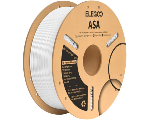 Пластик для 3D-принтера ELEGOO ASA 1.75мм, 1кг, white (50.203.0709)