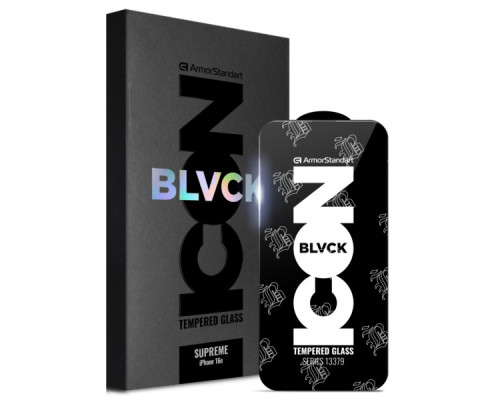 Скло захисне Armorstandart Supreme Black Icon 2.5D Apple iPhone 16e Black (ARM84134) Скло захисне Armorstandart Supreme Black Icon 2.5D Apple iPhone 16e Black (ARM84134)