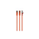 Патч-корд 1м S/FTP Cat 6A CU LSZH orange Cablexpert (PP6A-LSZHCU-O-1M)